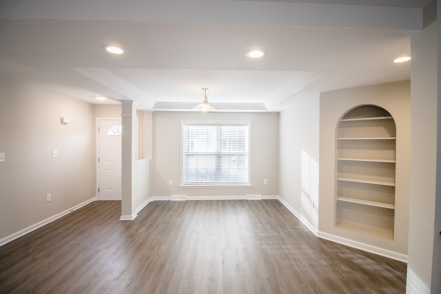 Floor plan for 3 beds, 2 baths, 1590 sqft